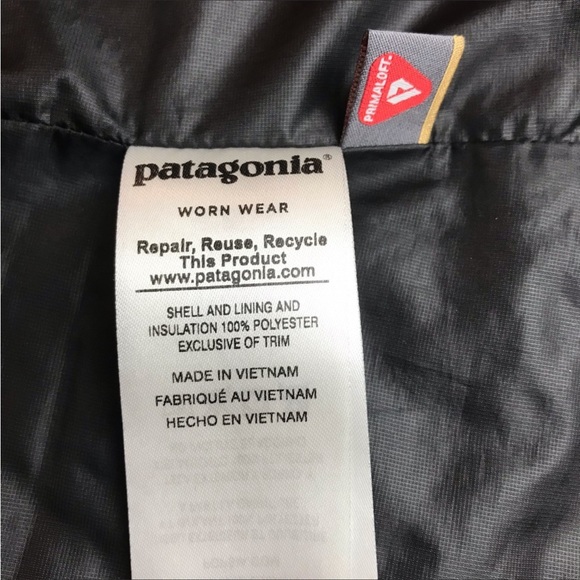 Patagonia Nano Puff Vest Primaloft Black Full Zip - Picture 7 of 9